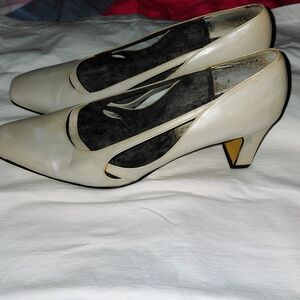 Ros Hommerson Cream Women's Heels